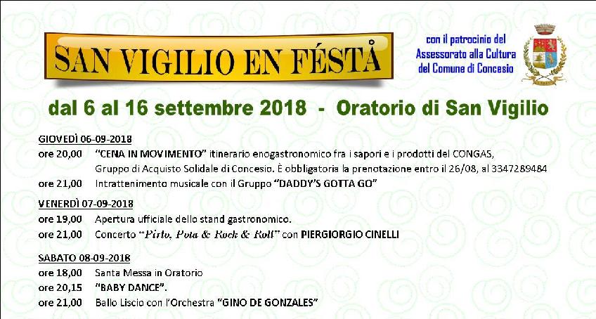 San Vigilio en Fésta